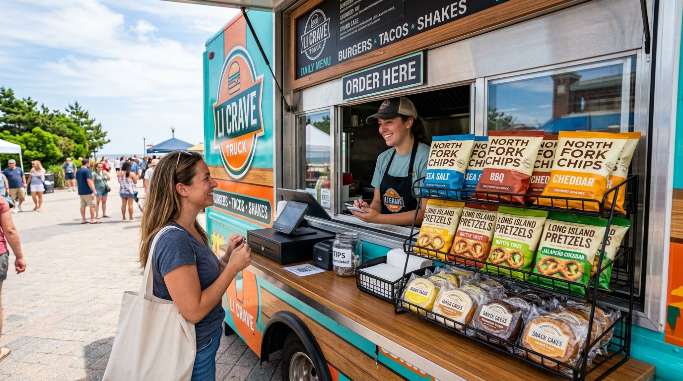 How Long Island Food Trucks Double Ticket Averages with Grab-and-Go Snacks