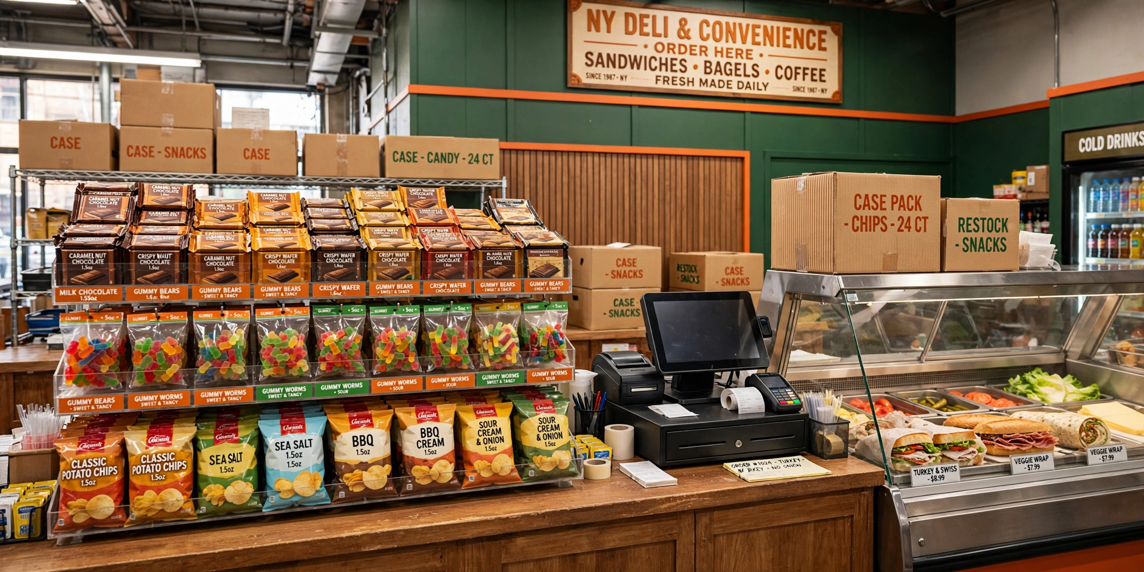 Wholesale Convenience Stores & Delis snack supply on Long Island