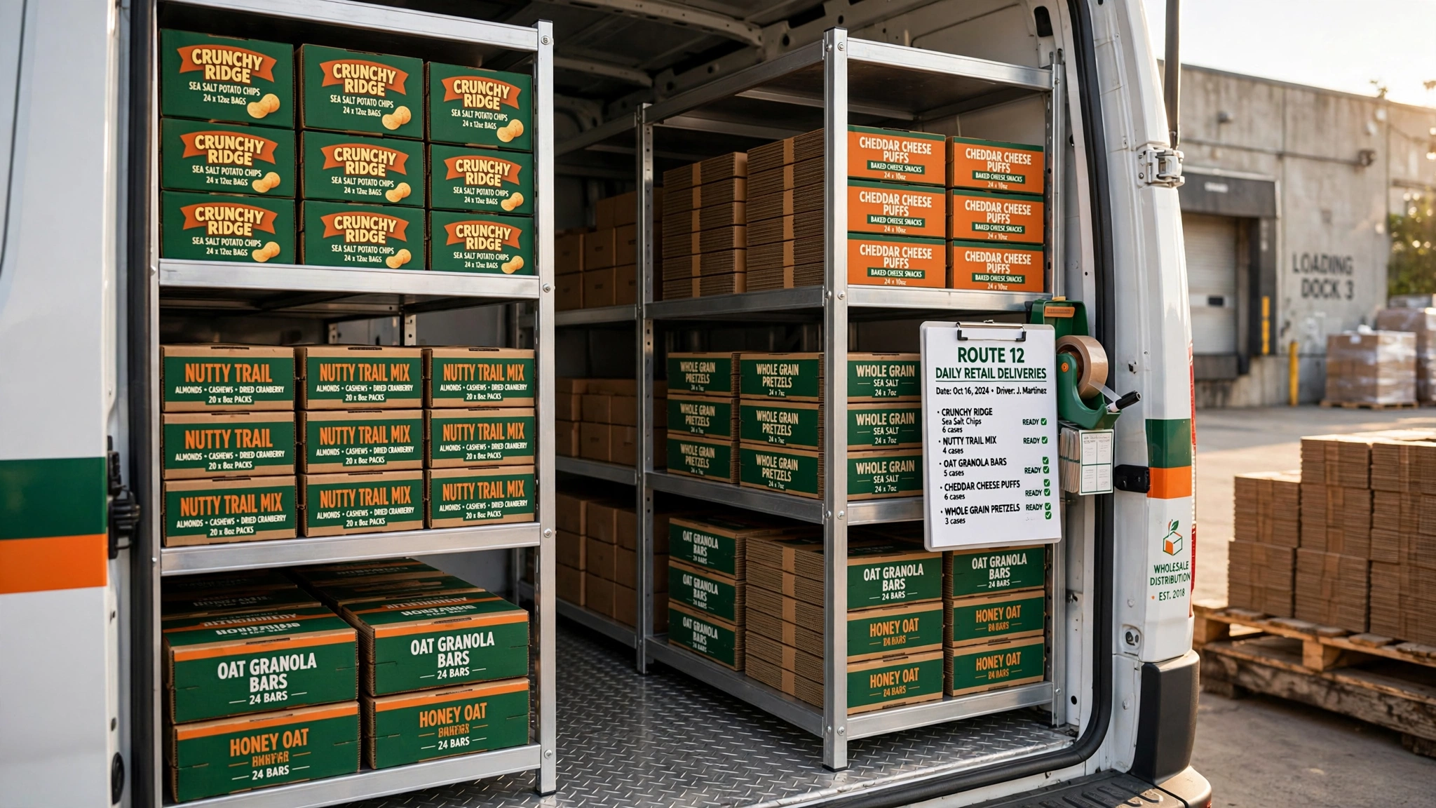 Wholesale Route Drivers (DSD) snack supply on Long Island