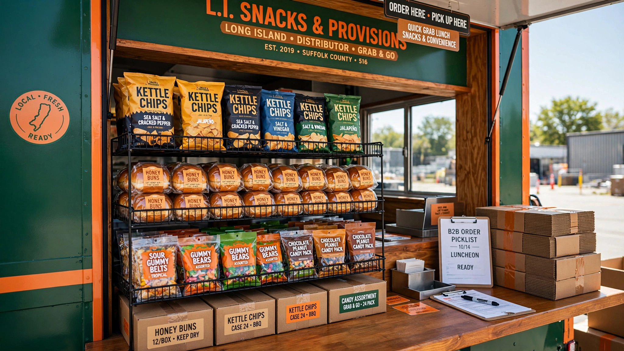 Wholesale Food Trucks snack supply on Long Island